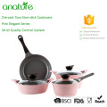 Hot Pink Prestige Aluminum Decorative Cookware Set